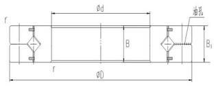RB交叉滾子軸承示意圖1 RB交叉滾子軸承示意圖1